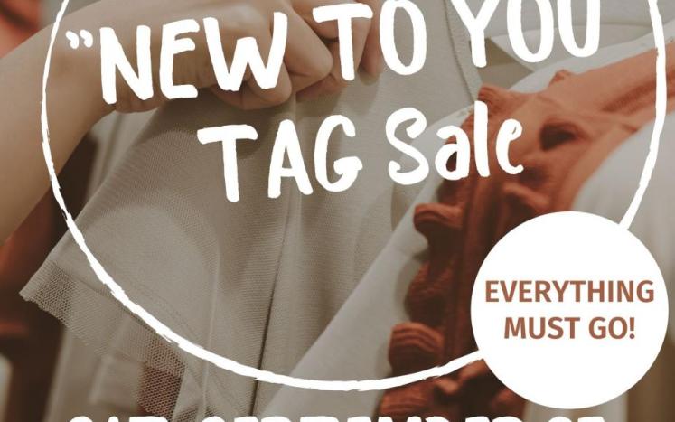 new to you tag sale