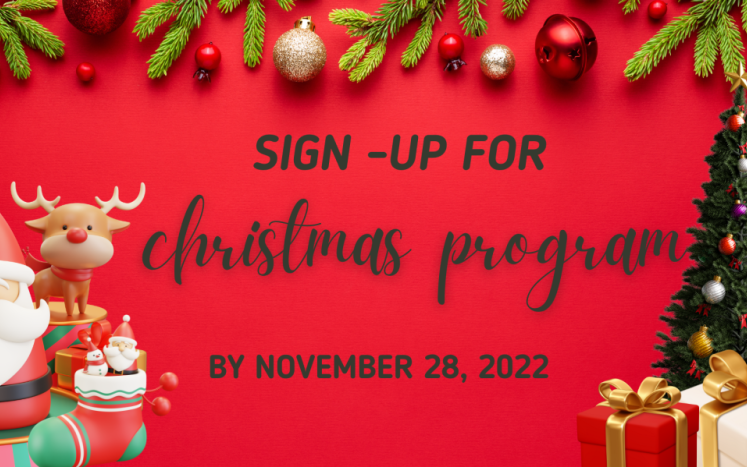 2022 FINAL Christmas Program Sign-Up