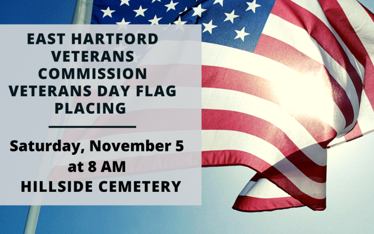 Veterans Commission Invites All to a Flag Placing on November 5, 2022 at 8 AM