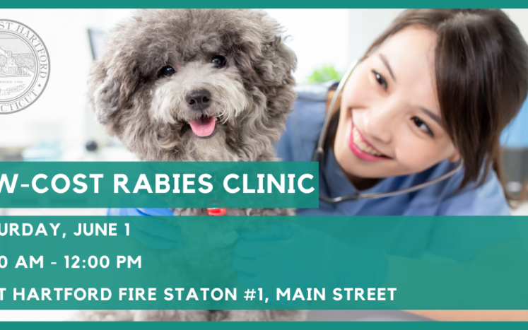 Low-Cost Rabies Clinic on June 1, 2024