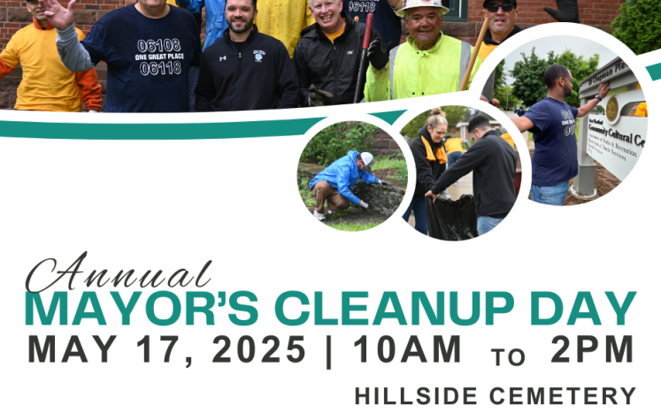 Spring 2025 Mayor's Cleanup Day May 17th, 2025 from 10am-2pm