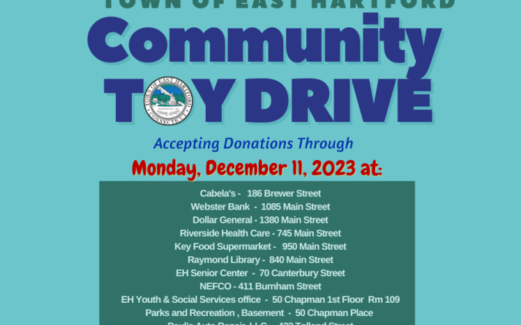 Town of East Hartford Announces Community Toy Drive
