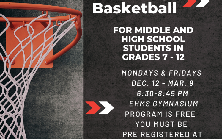 East Hartford Free-Play Basketball and Adult Open Gym