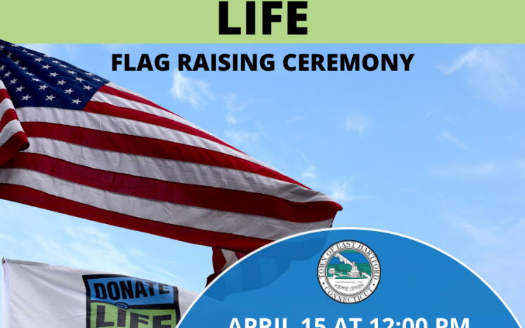 Donate Life Flag Raising Ceremony