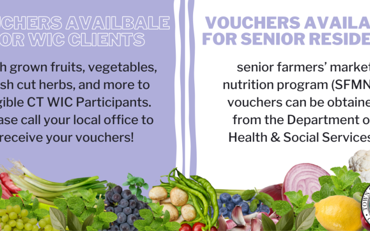Farmers’ Market Vouchers Still Available to Eligible Residents