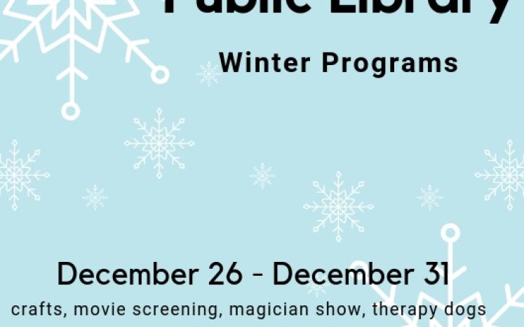 East Hartford Library Winter Events 