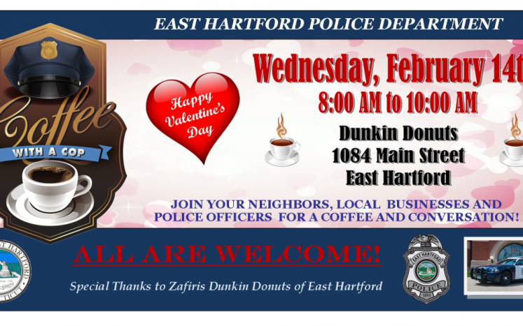 Coffee with a Cop, Wednesday, February 14, 2018