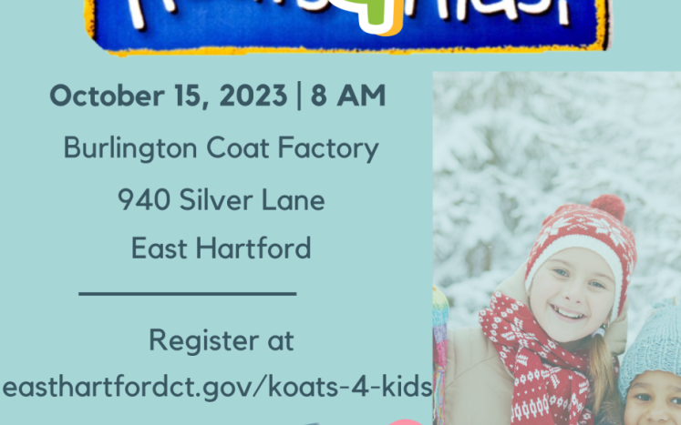 East Hartford Social Services Invites Local Families to Sign up for Koats 4 Kids Program 