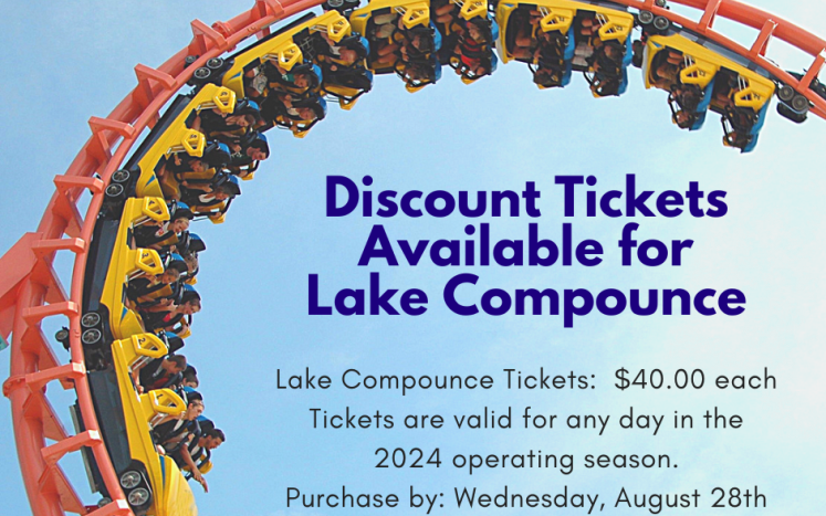 Parks and Recreation Department Offering Discount Tickets for Lake Compounce