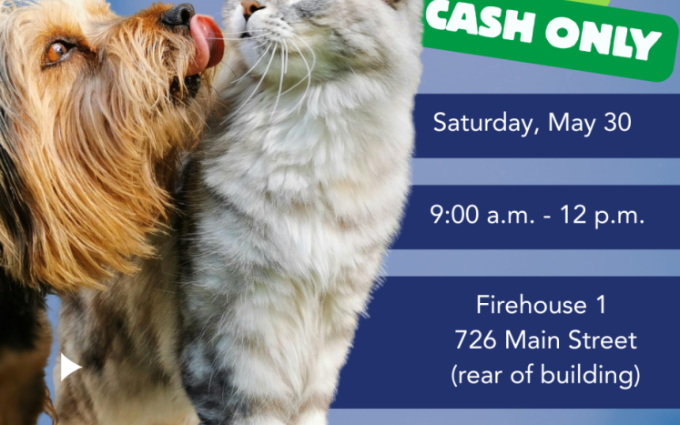 Low-Cost Rabies Clinic on Saturday, May 30