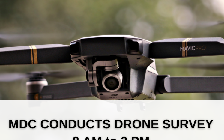Field Survey Notice - Drone Survey Work Scheduled for Watermain Design Data Collection 