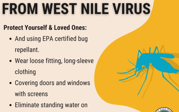 Confirmed Case of West Nile Virus in an East Hartford Resident