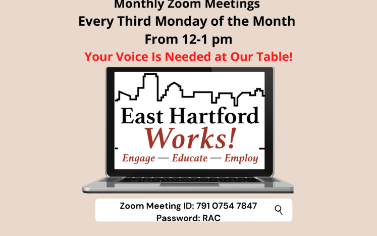 East Hartford Works Invites You To Join The Resident Advisory Council 
