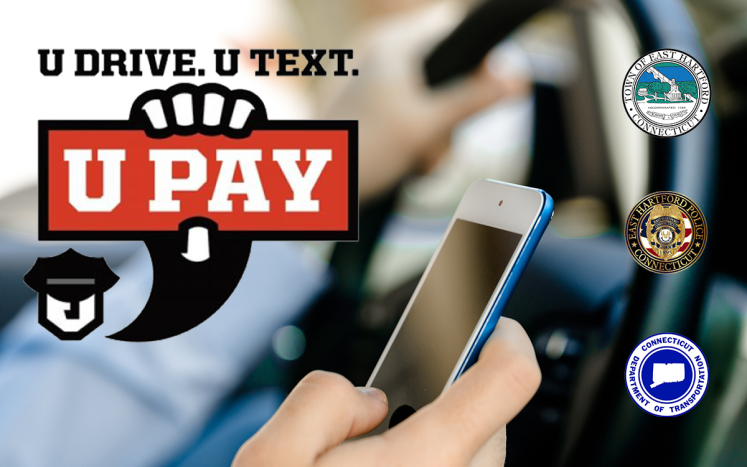 Law Enforcement to Apprehend Distracted Drivers with U Drive. U Text. U Pay. Enforcement Campaign
