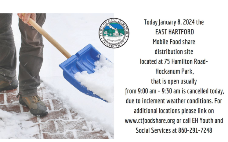 Food Share Cancellation due to Weather