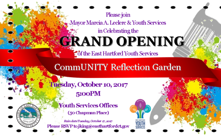 Community Reflection Garden Dedication - October 7, 2017