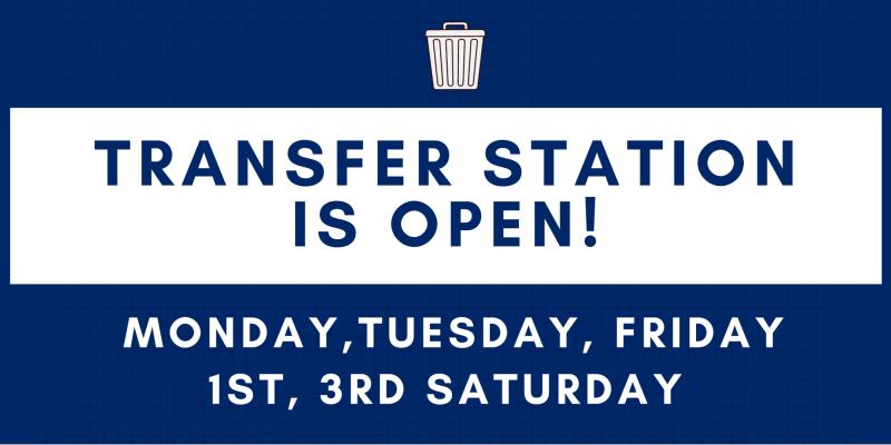 east hartford transfer station is open