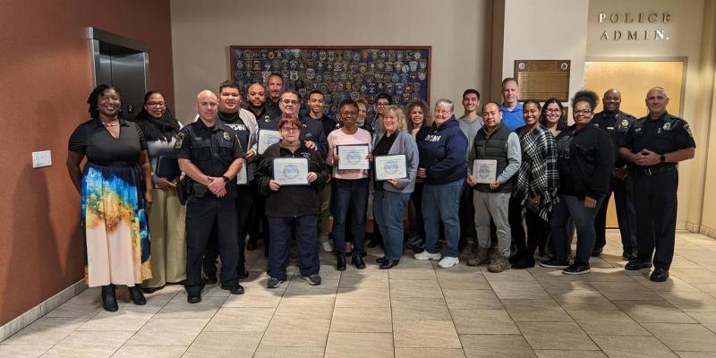 Citizen Police Academy Session 14 Graduation - Fall 2023