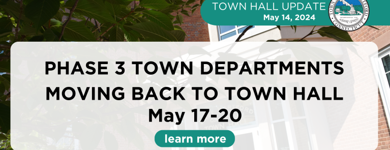 Town Hall Move Back: Phase 3