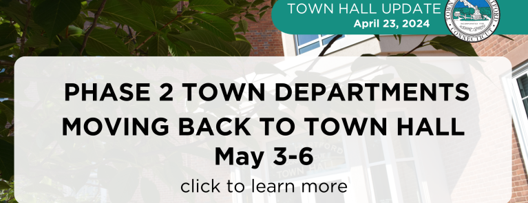 Town Hall Move Back: Phase 2